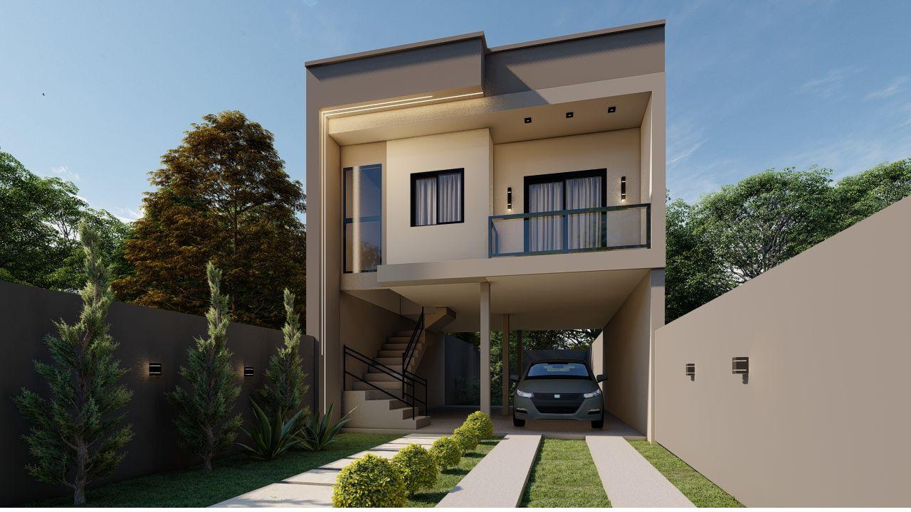 Casa Sob Pilotis No Bairro São Cristóvão/AT